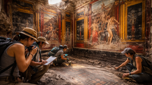 Fresko Baru Ditemukan di Pompeii: Bangkit dari Abu Vesuvius