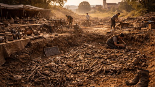 Penggalian Massal dari Konflik Sejarah di Eropa Tengah