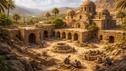 Penemuan Kompleks Biara Kristen Kuno di Mesir