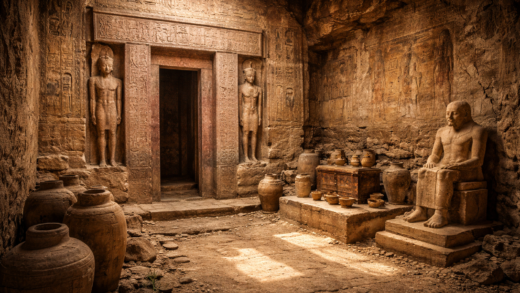 Makam Pangeran Dinasti Kelima Mesir Berusia 4.000 Tahun