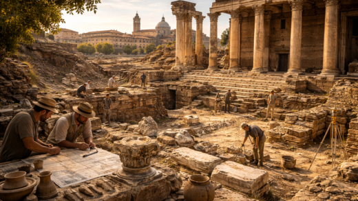Basilika Kuno Vitruvius Ditemukan di Italia
