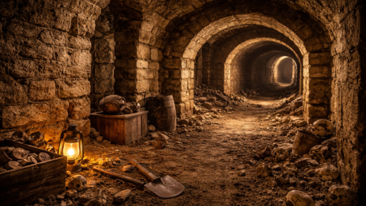 Terowongan Rahasia Abad Pertengahan di Bawah Pemakaman Pagan Eropa