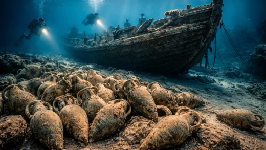 Penemuan Bangkai Kapal Romawi Kuno di Laut Ionia