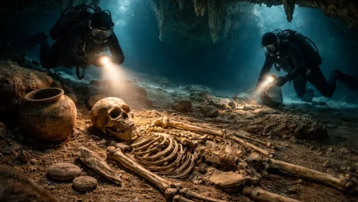 Penemuan Kerangka Prasejarah di Gua Banjir Meksiko